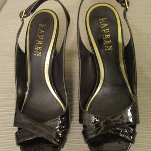 NWOT RALPH LAUREN ALLIGATOR EMBOSSED SHOES SALE